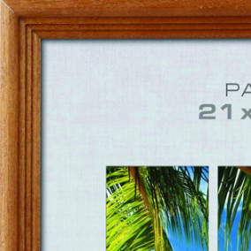 Фоторамка дерево ImageArt С18 40х50, вставка-прозрачный пластик, Бронза