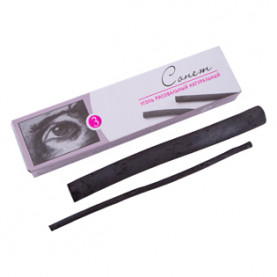 Уголь д/рисования натуральный 120мм, диам. 10-12мм, -2шт., диам. 3-4 - 1 шт. Сонет