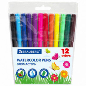 Фломастеры 12цв. Wonderful butterfly, Брауберг