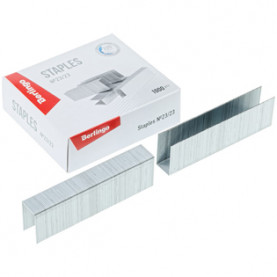 Скобы №23/23, 1000шт, Berlingo