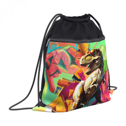 Мешок для обуви 50х41см "Dino Art", с карманом на молнии, ЕК