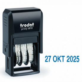 Датер-мини месяц буквами, оттиск 20х4мм, TRODAT