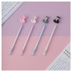 Ручка шариковая 0,7мм "Purr" синяя, корпус ассорти, MESHU 