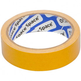 Клейкая лента двусторонняя ,полипропилен 25х10м., OfficeSpace
