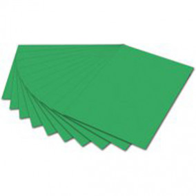 Бумага цветная 300г/м2, 50х70см, Зеленый изумруд