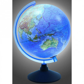 Глобус Физический, 25см, подстветка от батареек, Globen