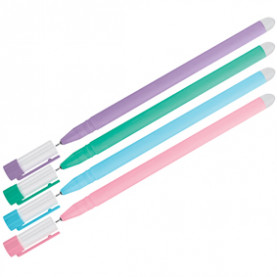 Ручка гелевая пиши-стирай 0,5мм "Soda", OfficeSpace 