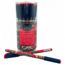 Ручка масл. 0,7мм DEAR CARPETS, LOREX Slim Soft
