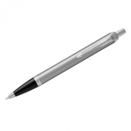 Ручка шариковая Parker IM Essential Stainless Steel CT синяя, 1,0мм, кнопочн.