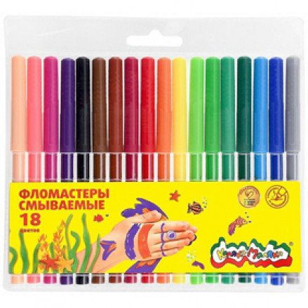 Фломастеры 18цв. Каляка-Маляка