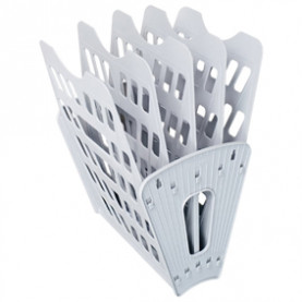 Лоток для бумаг 5-ти секционный, веерный, Стамм