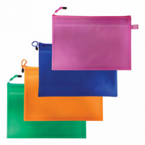 Папка-конверт на молнии Energy, А5, 2 отд, ПВХ, Brauberg