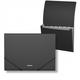 Папка-картотека A4 6 отдел. на резинках Matt Classic, EK, 