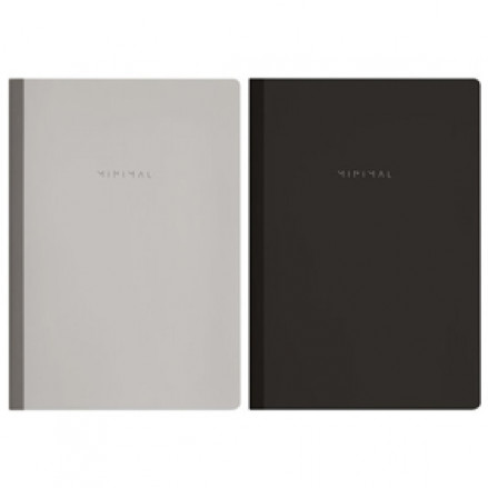 Тетрадь А4 96л. кл. Minimal Classic, на сшивке с корешком, Brauberg