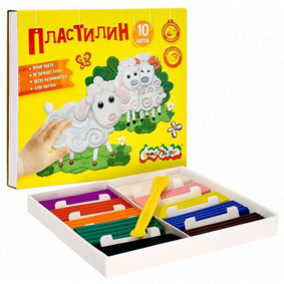 Пластилин Каляка-Маляка 10цв.150гр.