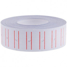 Этикет-лента 21*12 белая  для пистолета 1000шт/рул