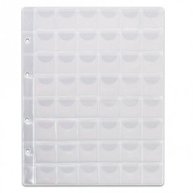 Листы-вкладыши для монет д/альбома, 200*250мм, 48 кармана, М9-05