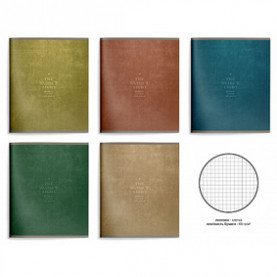 Тетрадь 48л клетка "MINIMALIST SCRATCH" двойная обл., soft touch, LOREX