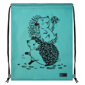 Мешок для обуви "Ежи" 1 отд. 34х42см, Феникс