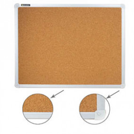 Доска пробковая 45*60см алюминиевая рамка, Brauberg