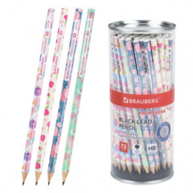 Карандаш ч/г PRIMAVERA, НВ, Brauberg
