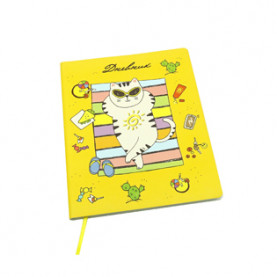 Дневник школьный Girl collection. Каникулы, иск.кожа, ляссе, 48л, Unnika Land