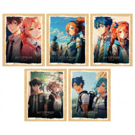 Тетрадь 48л клетка "Анимэ", Academy Style