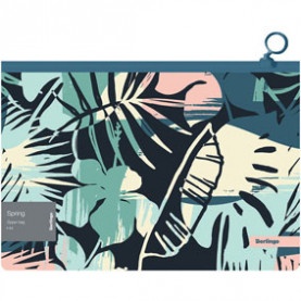 Папка-конверт на молнии А4 "Spring", 180мкм, Berlingo 