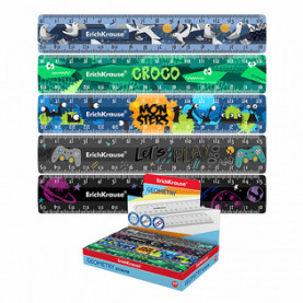 Линейка 15 см. Geometry, с принтом, ЕК