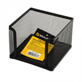 Подставка для бумаг 78х105х105мм., Germanium, Brauberg, металл, черный