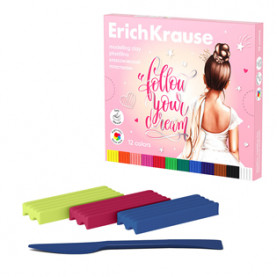 Пластилин Pointesr 12цв. со стеком, 180 г, ЕК