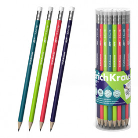 Карандаш ч/г Reef, суперстираемый, с ластиком, HD, EK