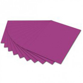 Бумага цветная 300г/м2, 50х70см, Розовый темный