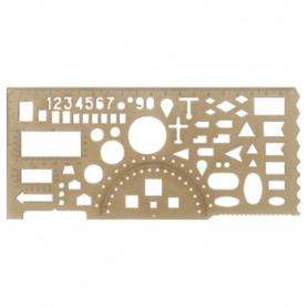 Линейка офицерская 20см.