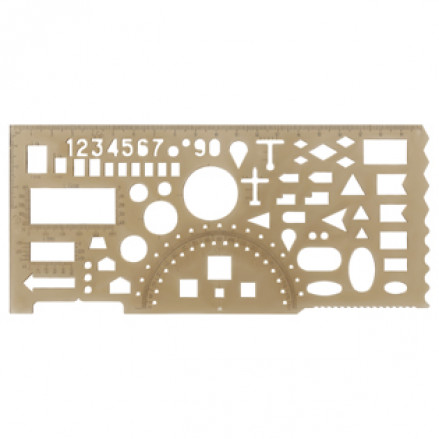 Линейка офицерская 20см.