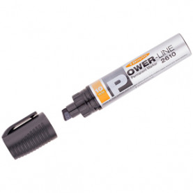 Маркер перманент. ""PER-2610" скошенный, 10мм, промышленный черный, Line Plus