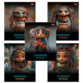 Тетрадь 48л клетка "Шаманы", Hatber