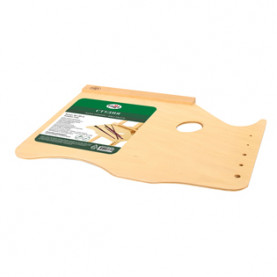 Полка-палитра деревянная прямоугольная "Студия" 30*40см, бук, Гамма 