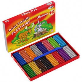 Пластилин Мультики 16цв. 320гр. Гамма