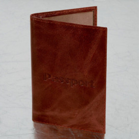 Обложка для паспорта "PASSPORT", кожа пулал, 4 кармана, коричневый, Brauberg