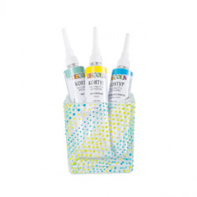 Контур акрил стекло керамика Декола 18мл, ассорти