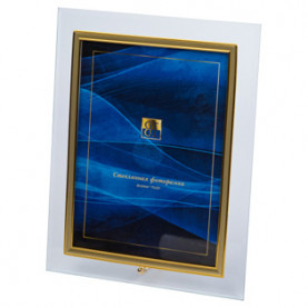 Фоторамка стеклянная GT 126/G, 15*20, вертикальная прямая 