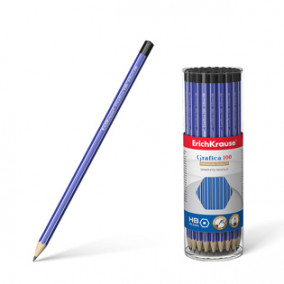 Карандаш ч/г Grafica 100 HB, шестигранный, ЕК