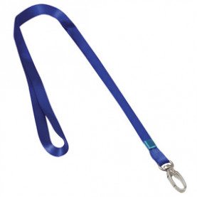 Лента для бейджей, 45 см, металлический карабин, BRAUBERG