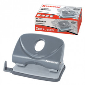 Дырокол до 20л. "Original", Brauberg, ассорти