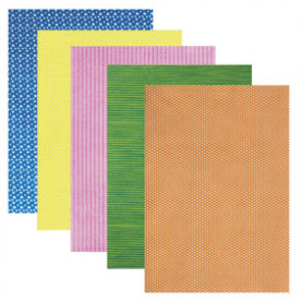 Цветной фетр, А4, 5л/5цв, 2мм, Графика, Brauberg