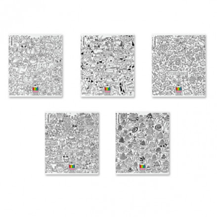 Тетрадь 48л клетка Add Color. Animals, EK