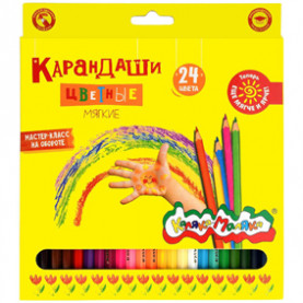 Карандаши 24 цв. шестигранные, Каляка-Маляка