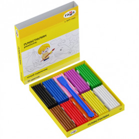 Пластилин Юный художник 10цв.140гр. стек, Гамма