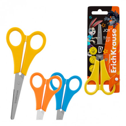 Ножницы детские 13,5см. Joy "Ну, погоди! Каникулы", ЕК